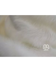 Kožešinový lem na kapuci a kabát – slonová kost ivory,...