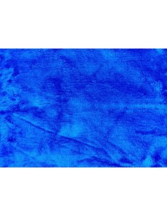 Kožešinový čtverec 48 × 48 cm – tmavě modrá, královsky...