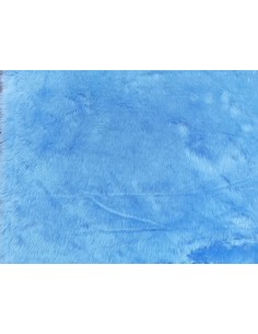 Umělá kožešina – metráž, modrá, vlas 17 mm, šíře 155 cm