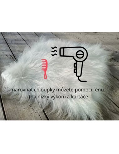 Luxusní umělá kožešina – metráž, bílá lama,...