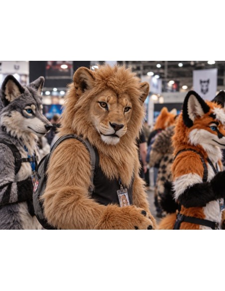 cosplay, lion fursuit