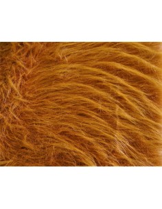 Kožešinový čtverec 48 × 48 cm – zrzavá dekorační umělá... 2