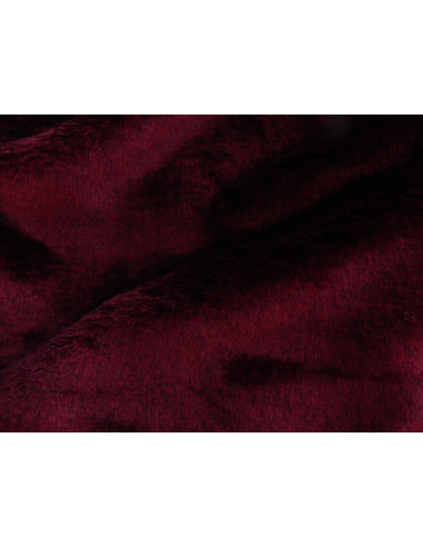 Plyšový čtverec 48 × 48 cm – merlot, vínově...