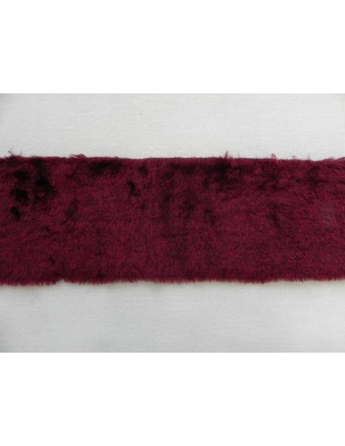 Umělá kožešina – metráž, plyš hladký merlot...