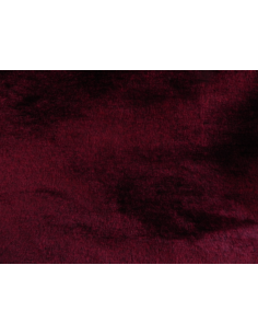 Umělá kožešina – metráž, plyš hladký merlot vínový, vlas... 2