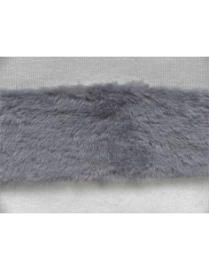 Plyšový čtverec 48 × 48 cm – šedý, hladký lesklý plyš,... 2