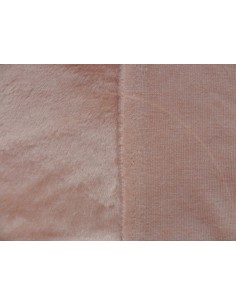 Plyšový čtverec 48 × 48 cm – béžový, hladký lesklý plyš,... 2