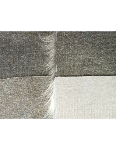 Balíček kožešin šedý mix – 4× cca 24 × 24 cm,...