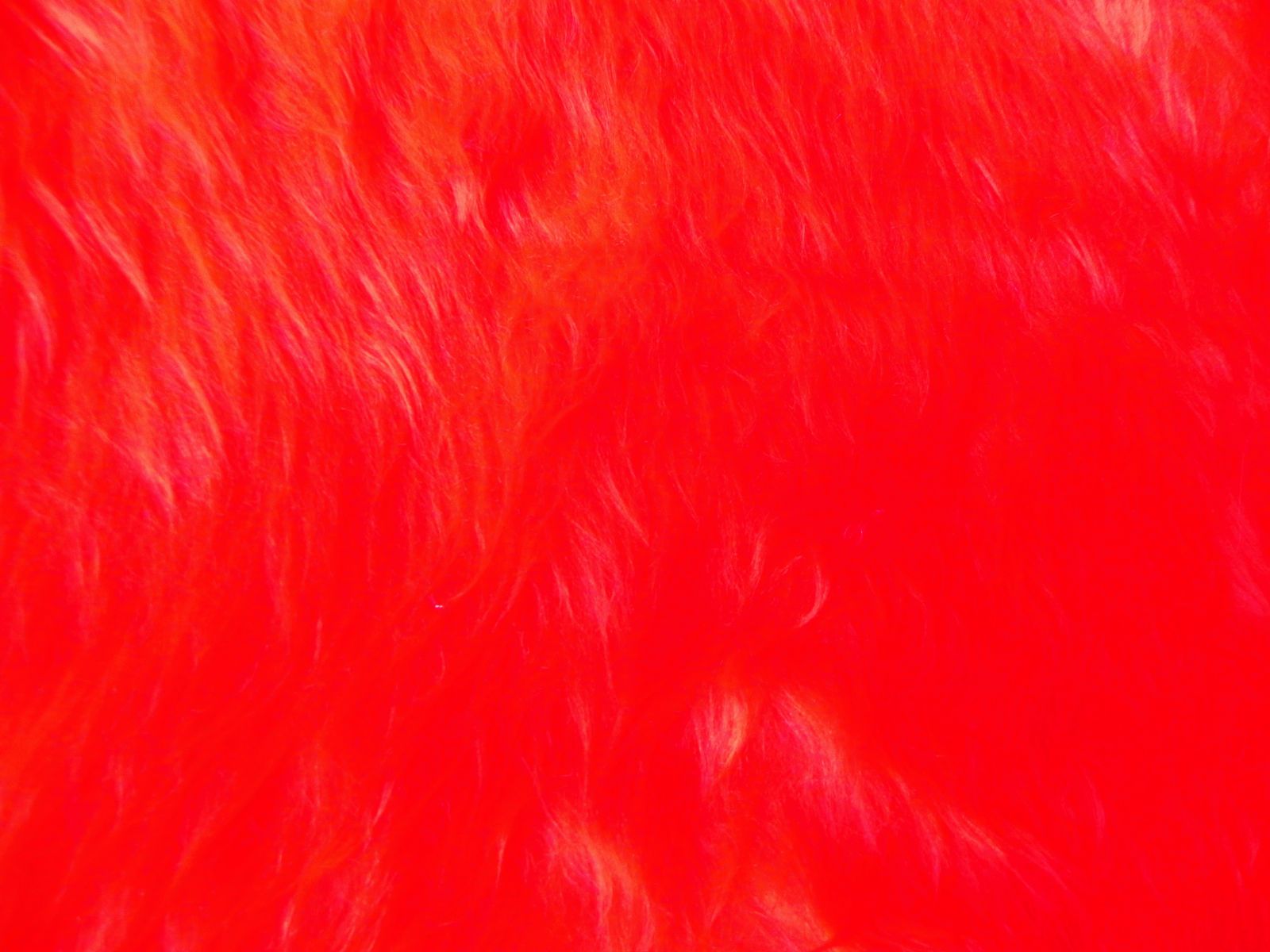 Umělá kožešina, metráž, červená, 45 mm