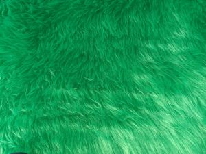 Umělá kožešina, metráž, zelená, 45 mm vlas, š. 149 cm